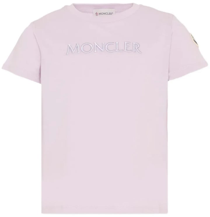 Moncler Moncler Kinder Jongens T-Shirt In Lila