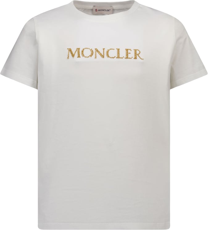 Moncler Moncler Kinder Meisjes T-Shirt In Wit
