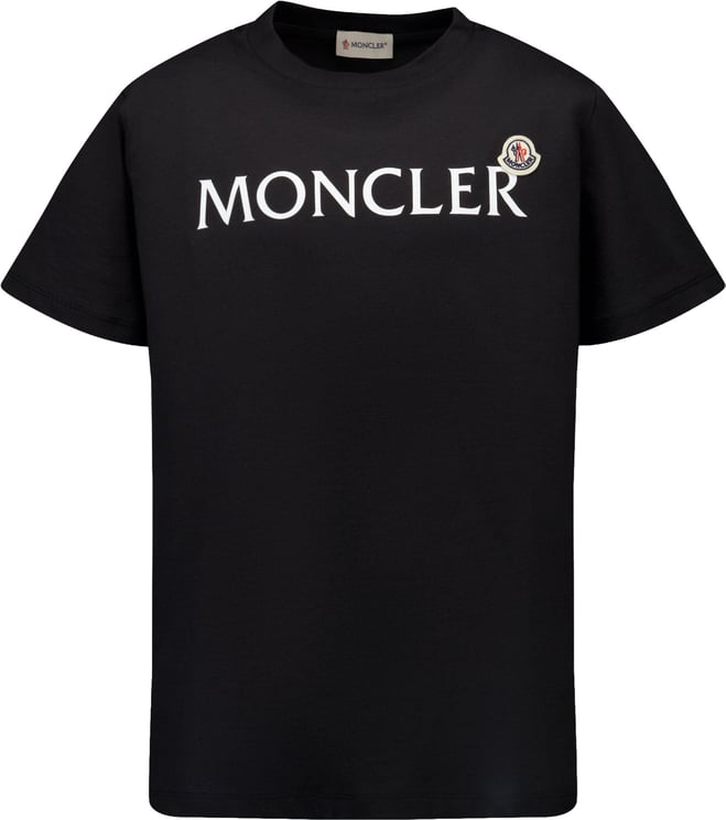Moncler Moncler Kinder Jongens T-Shirt In Zwart