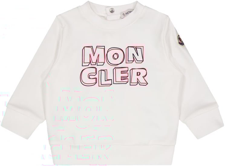 Moncler Moncler Baby Jongens Trui In Wit