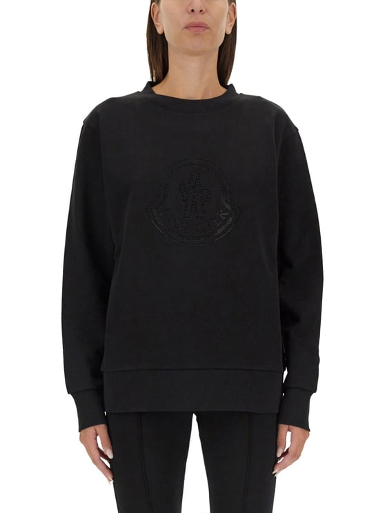 Moncler Moncler Logo-Detail Regular Fit Sweatshirt