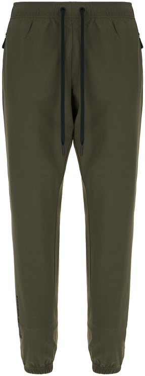 Moncler Moncler Grenoble Military green stretch nylon pants