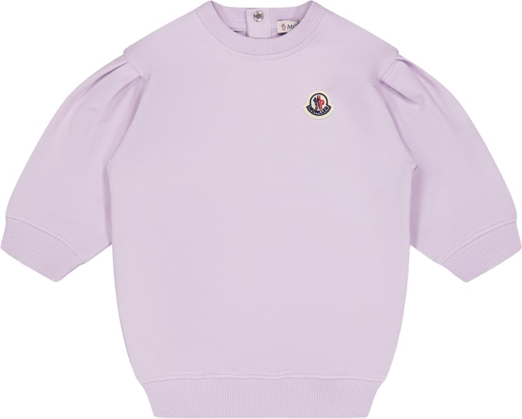 Moncler Moncler Baby Meisjes Jurk In Lila