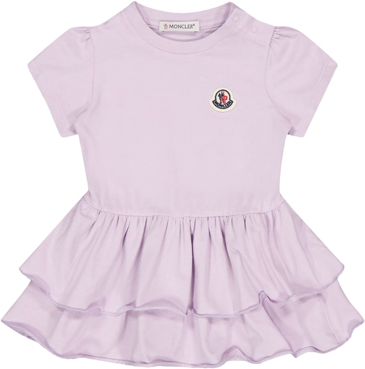 Moncler Moncler Baby Meisjes Jurk In Lila