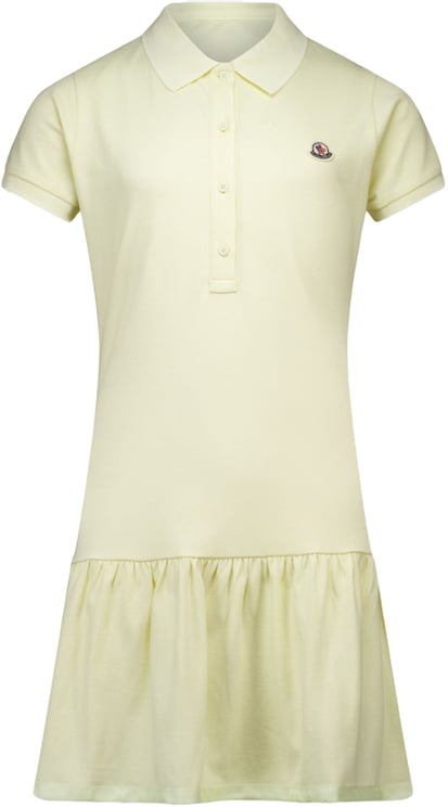 Moncler Moncler Kinder Meisjes Jurk In Geel