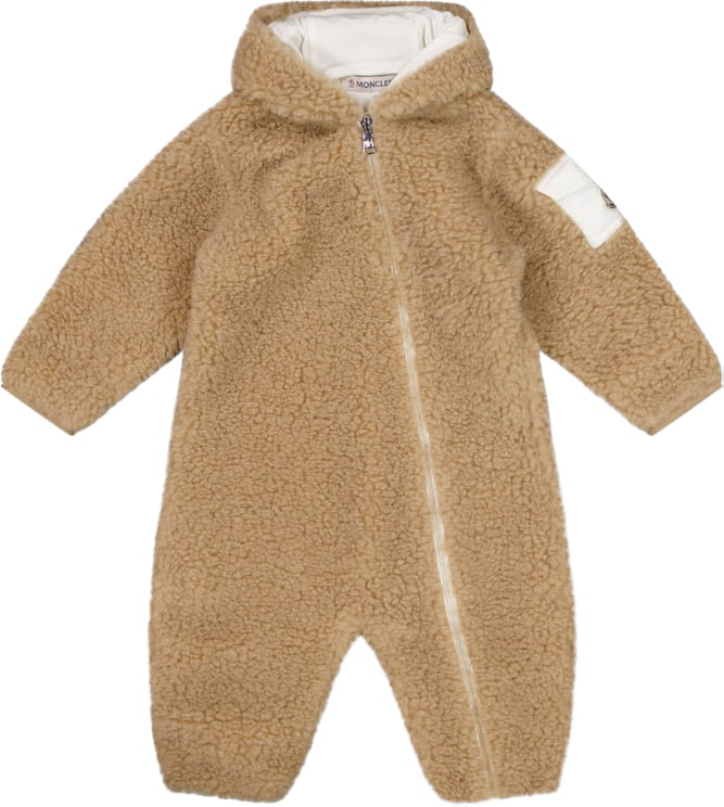 Moncler Moncler Baby Unisex Boxpakje In Camel