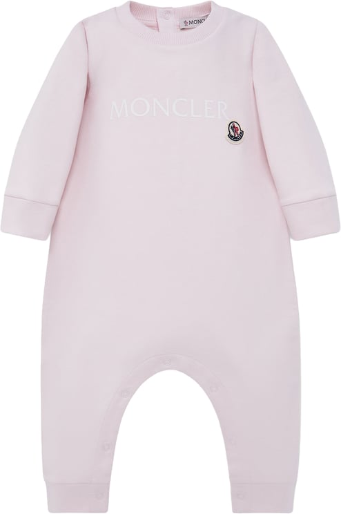 Moncler Moncler Baby Meisjes Boxpakje In Licht Roze