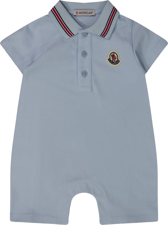 Moncler Moncler Baby Jongens Boxpakje In Licht Blauw
