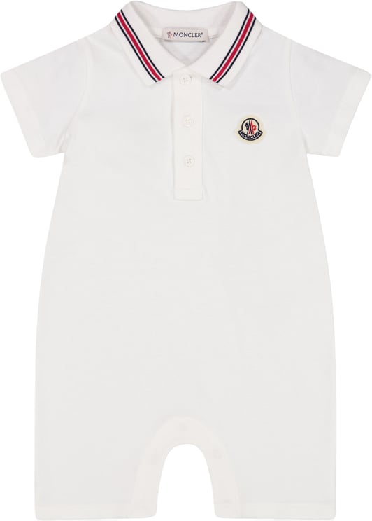 Moncler Moncler Baby Jongens Boxpakje In Wit