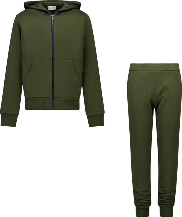 Moncler Moncler Kinder Jongens Joggingpak In Army
