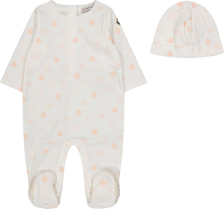 Moncler Moncler Baby Meisjes Boxpakje Licht Roze