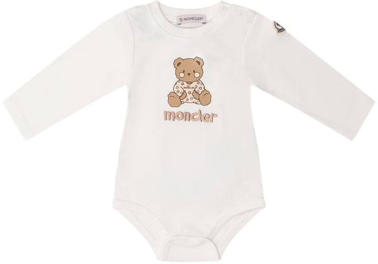 Moncler Moncler Baby Unisex Rompertje In Licht Roze