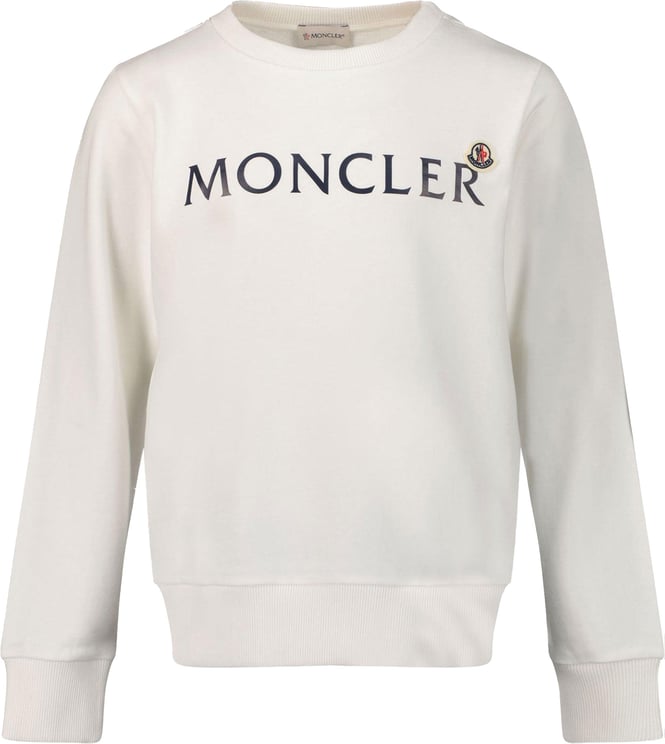 Moncler Moncler Kinder Jongens Trui In Wit