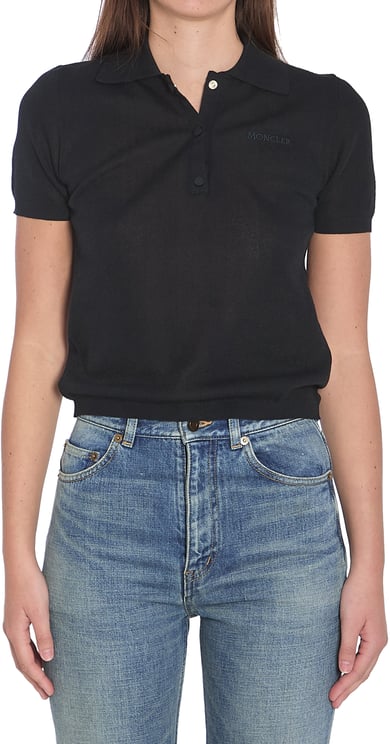 Moncler Polo shirt with embroidered logo