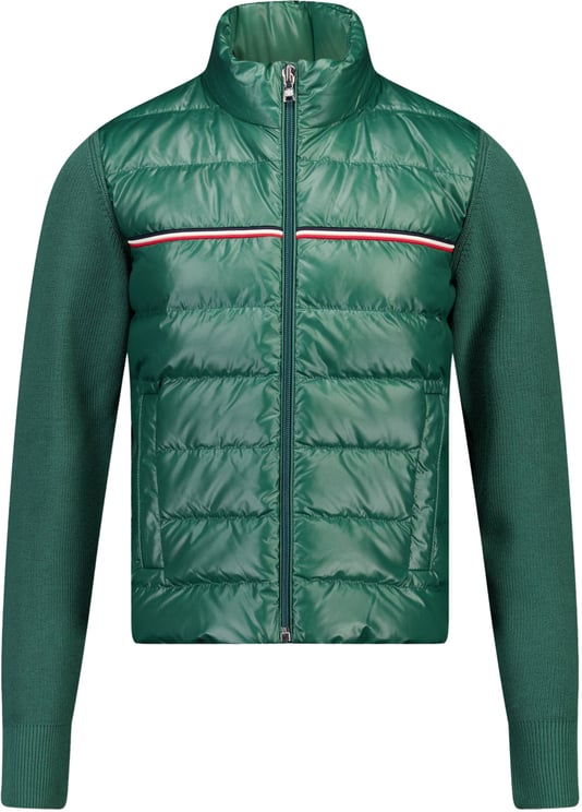 Moncler Moncler Kinder Jongens Vest In Donker Groen