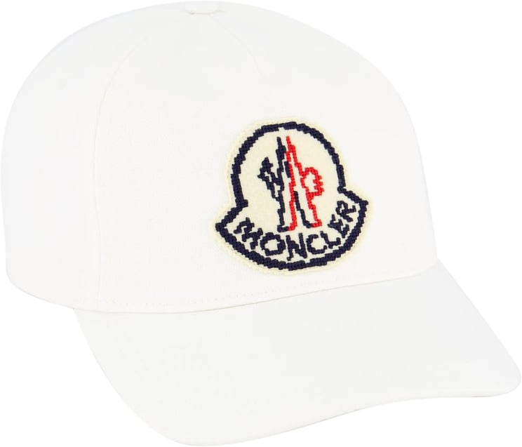 Moncler Heren Baseball Cap Wit