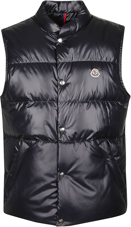 Moncler Restigo Quilted Down Vest Blue