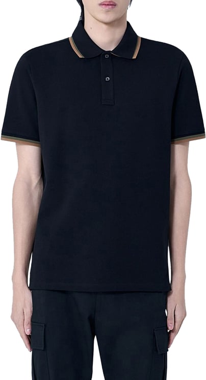 Moncler T-Shirts And Polos Black