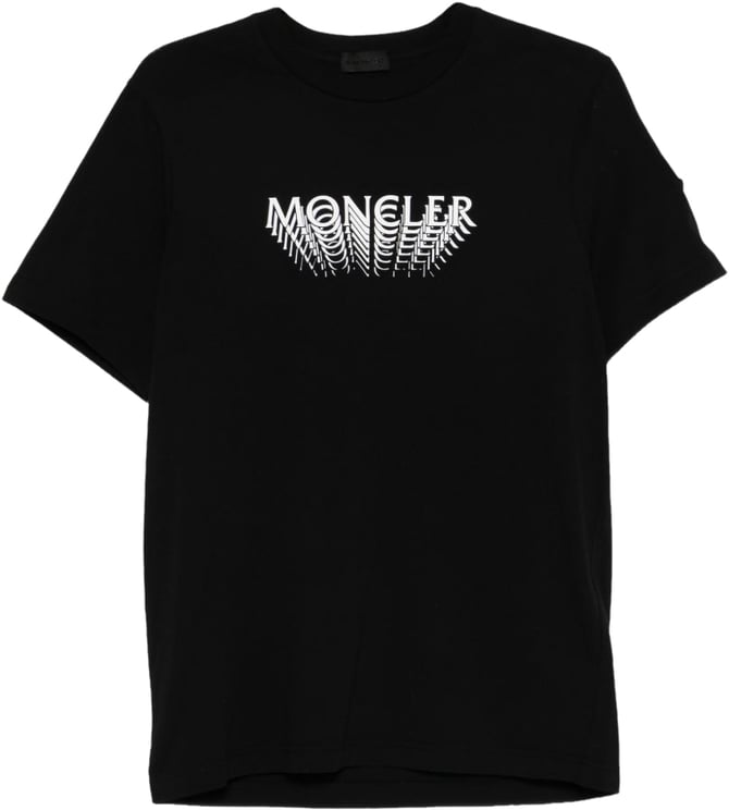 Moncler T-Shirts And Polos Black