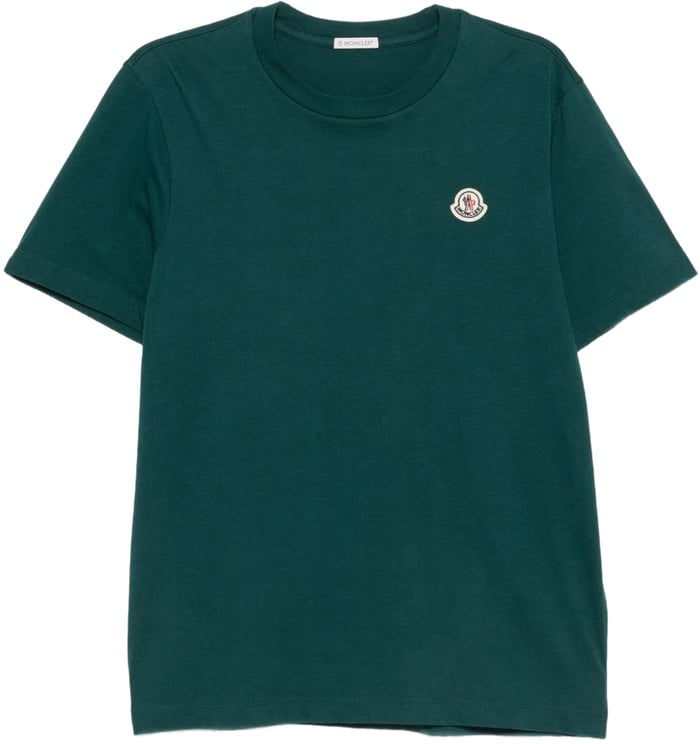 Moncler T-Shirts And Polos Green