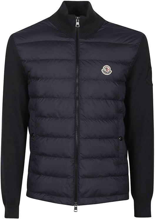 Moncler Tricot Cardigan Blue
