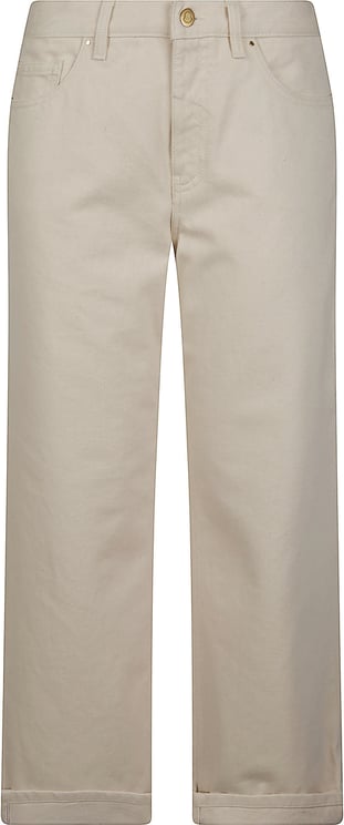 Moncler Cropped Jeans Brown