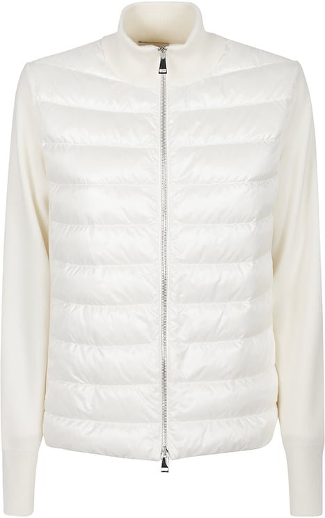 Moncler Tricot Cardigan White