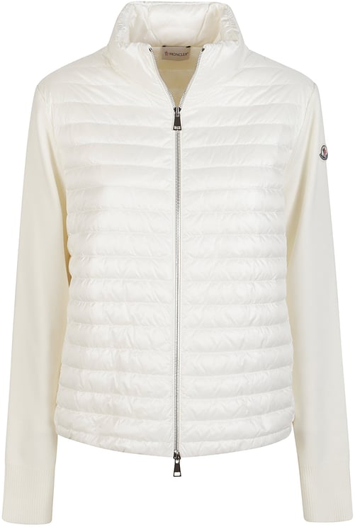Moncler Tricot Cardigan White