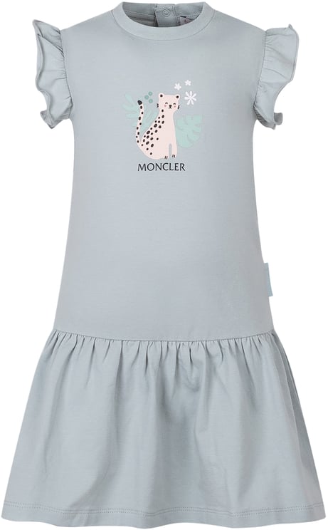 Moncler Abito in Cotone con Balza