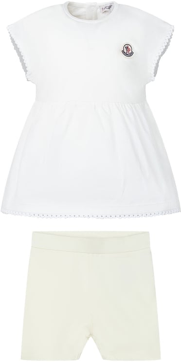 Moncler Completo Bambina con Top e Shorts in Cotone