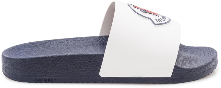 Moncler Sandali Slide con Fascia e Logo
