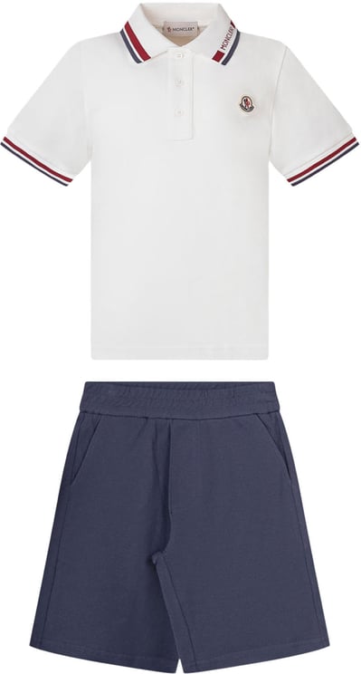 Moncler Completo Polo e Shorts Coordinati