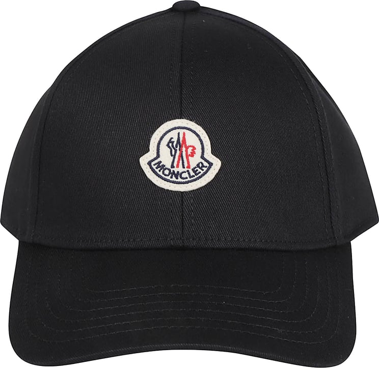 Moncler Logo Baseball Cap Black