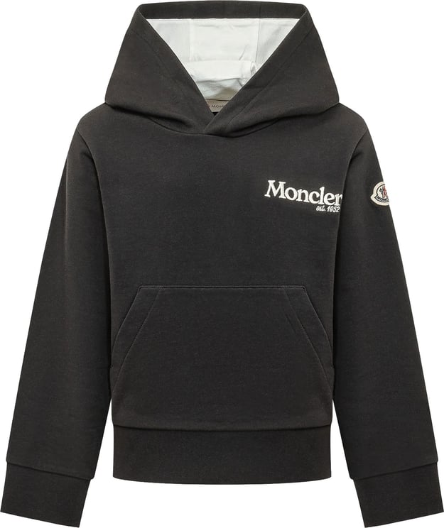 Moncler Felpa con Cappuccio e Logo