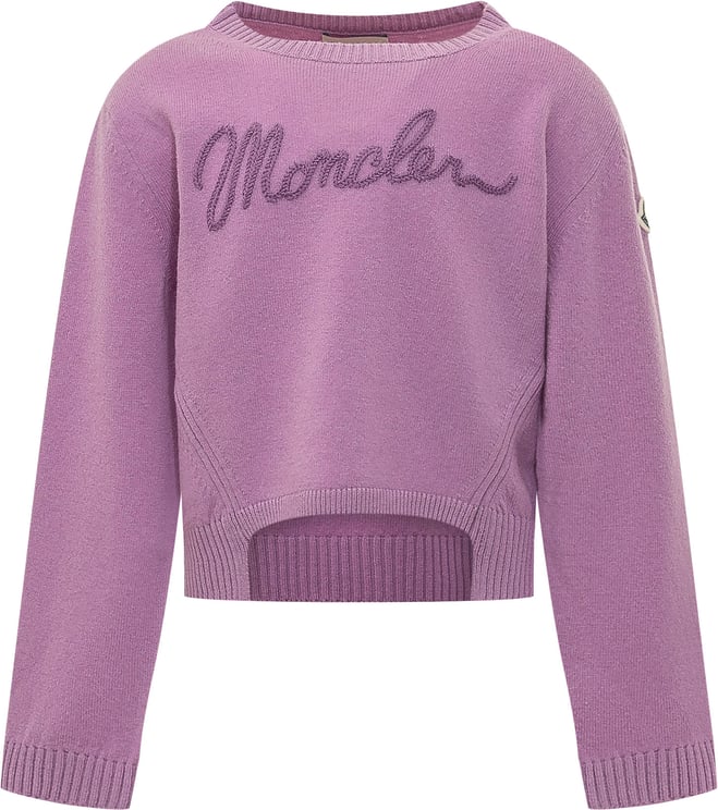 Moncler Maglia Corta con Ricamo