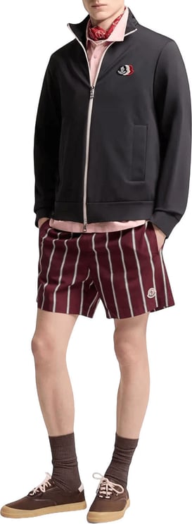 Moncler LOGO ZIP THROUGH SWEATER