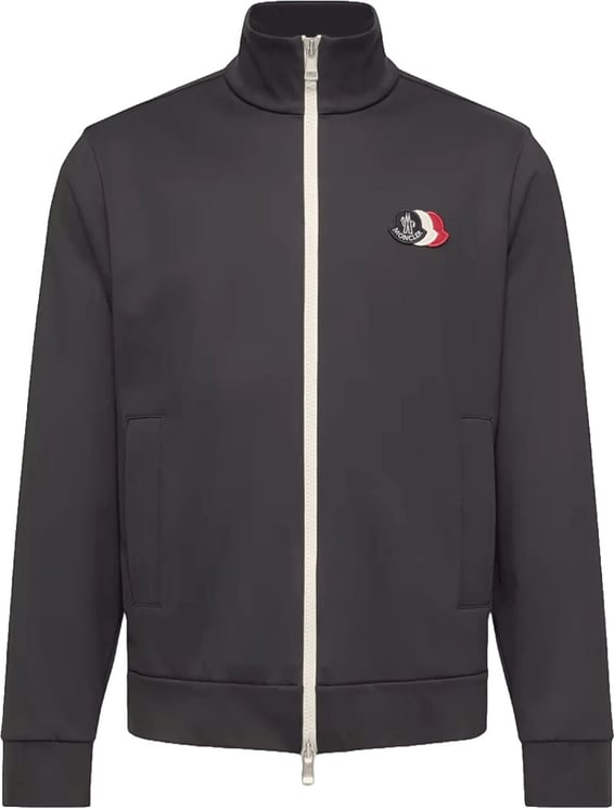 Moncler LOGO ZIP THROUGH SWEATER