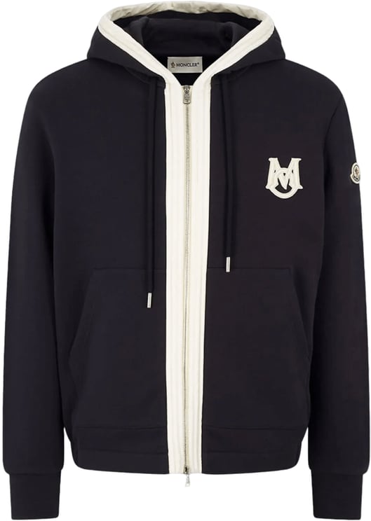 Moncler HOODIE MET RITS