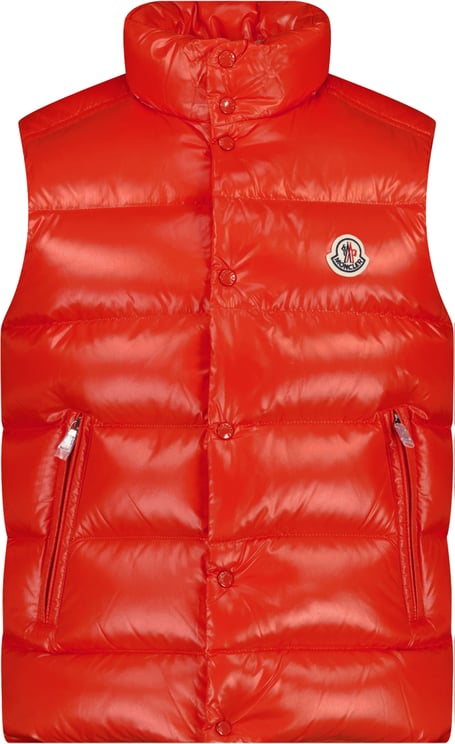Moncler Moncler Tib Kinder Jongens Bodywarmer In Oranje