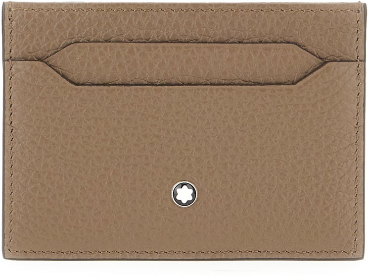 Montblanc Montblanc Dove grey leather card holder