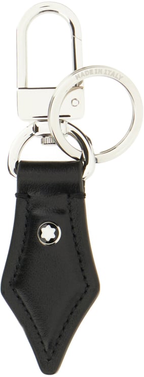 Montblanc Montblanc Black leather key ring