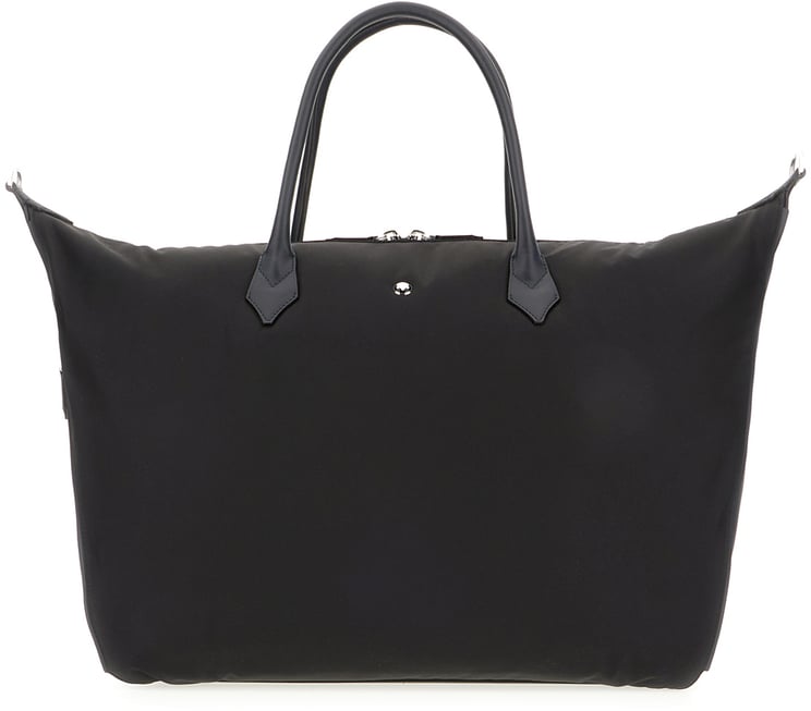Montblanc Montblanc Black canvas Weekender 43 travel bag
