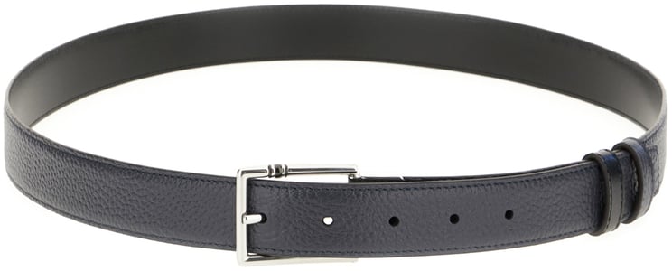 Montblanc Montblanc Blue leather reversible belt