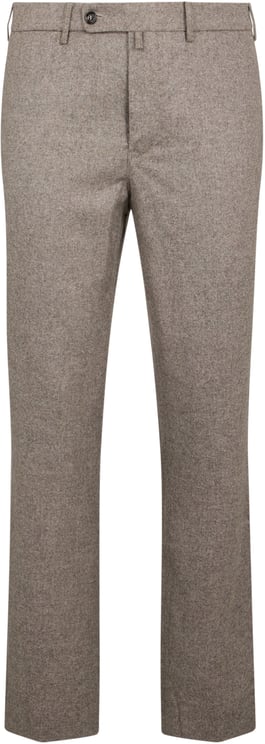 Moorer Elegant mud-colored pants, comfort and versatility assured.