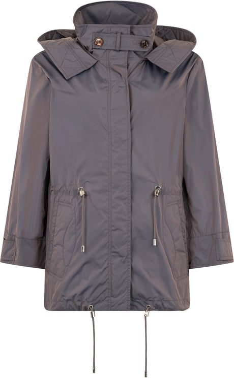 Moorer Elegant dark blue jacket with long sleeves, minimal and versatile.