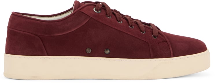 Moorer Low bordeaux sneakers with versatile design.