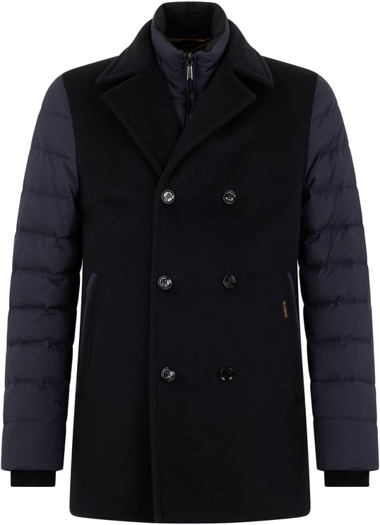 Moorer Elegant winter jacket with padded sleeves