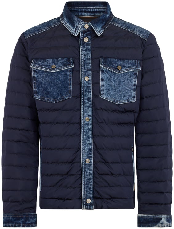 Moorer Dark blue jacket, elegant and versatile