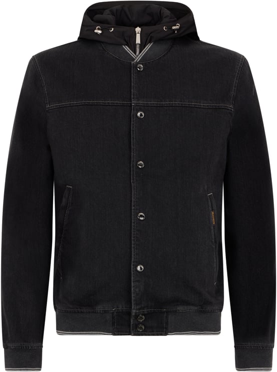 Moorer Padded denim jacket with a casual and versatile design.
