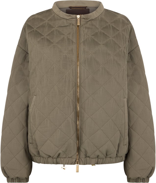 Moorer Winter bomber jacket in khaki, modern, warm and versatile.